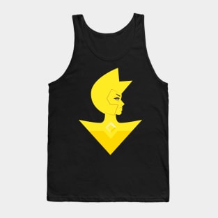 Yellow Diamond Tank Top